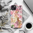 thumbnail image 5 of Floral Dogs Phone Case – Adorable Watercolor Puppies & Pink Flowers Protective Phone Cover Compatible with iPhone 16, 15, 14, 13, 12, 11 Pro Plus Max Mini, 5 of 6