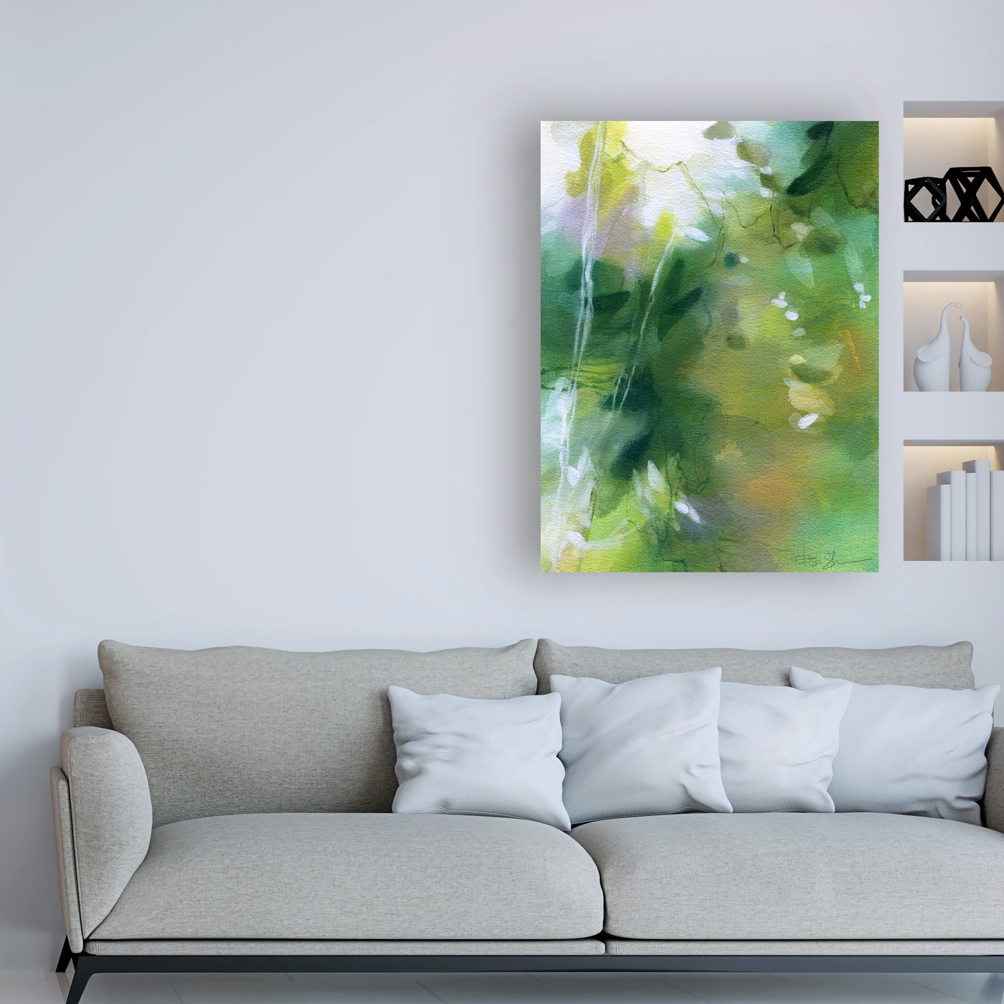 Trademark Fine Art 'Verdant Shallows I' Canvas Art by Elisa Sheehan