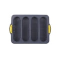 thumbnail image 1 of Molde de pan Molde flexible Pastelería para hornear Bandeja Reutilizable Chocolate Molde Molde Pan Panadería Inicio Panadería Accesorio para refrigerador Horno Gris Inevent HA028546-04, 1 of 7