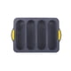 thumbnail image 1 of Molde de pan Molde flexible Pastelería para hornear Bandeja Reutilizable Chocolate Molde Molde Pan Panadería Inicio Panadería Accesorio para refrigerador Horno Gris Vogacara HA028546-04, 1 of 7