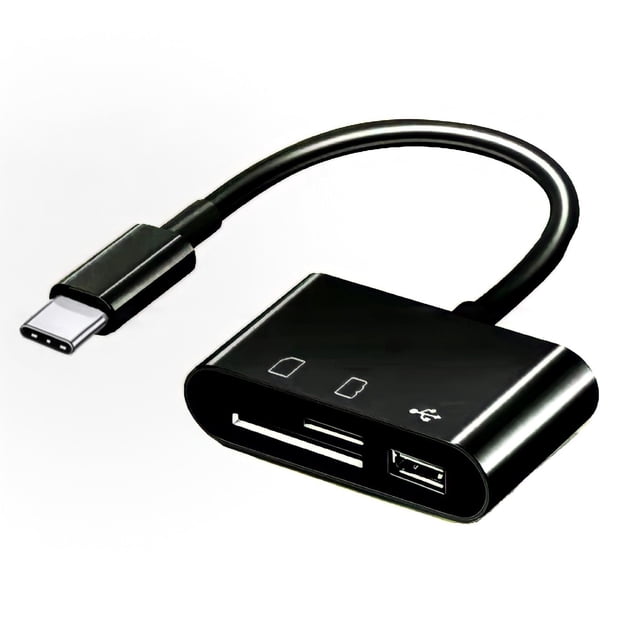 Lector de tarjetas multifunción sin computadora, teléfono móvil otg, descarga directa, eliminación de canciones, imágenes, tarjeta USB/TF/SD