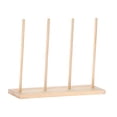 thumbnail image 2 of Organizador de cintas de madera, soporte para ahorrar espacio, multifuncional, para hacer lazos, soporte para carretes de hilo para pastelería y sala, 2 of 8