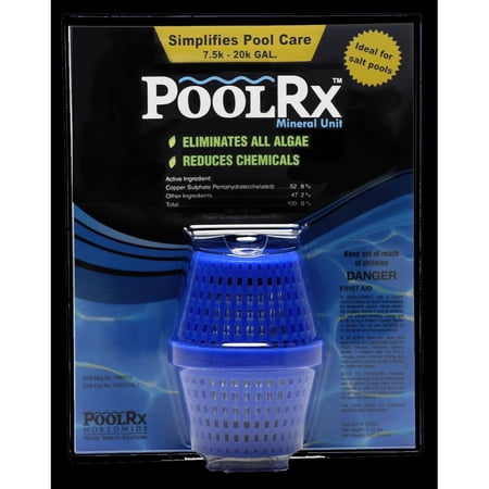 PoolRX Pool Unit #101001 6 Month Algaecide Treats 7.5k-20k gallons  Single  Blue