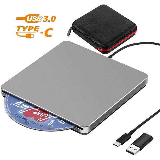 NOLYTH Lecteur DVD externe USB C graveur de CD lecteur DVD pour ordinateur  portable, PC, Windows, Mac, MacBook, ordinateur de bureau : :  Électronique