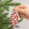 thumbnail image 4 of Kbndieu 5PCS Pinecone Christmas Balls, Rose Gold Christmas Tree Decorations Ornaments, Shatterproof Xmas Ornament Bulbs, Electroplated Hanging Ball Decor for Holiday Party Wreath Garlands Trees, 4 of 7