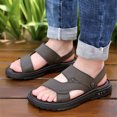 thumbnail image 1 of Hoshose New Summer Men Sandals Non Slip Summer Fashion Breathable Outdoor Beach Dressy Sandals Soft Soled Comfortable, 1 of 9