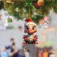 thumbnail image 4 of New Cartoon Dinosaur Figures Christmas Ornament 2D Acrylic Cute Christmas Tree Decoration Pendant for Home Office Decoration, 4 of 5