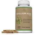 thumbnail image 6 of Premium Psyllium Husk Capsules - 725mg of Psyllium Husk per Capsule - Powerful Psyllium Husk Fiber Supplement Helps Support Digestion & Regularity - Easy to Swallow Psyllium Husk - 240 Capsules, 6 of 8