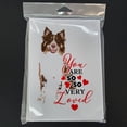 thumbnail image 3 of Australian Shepherd Red Tricolor #2 so Loved Greeting Cards and Envelopes Pack of 8 7 in x 5 in, 3 of 3
