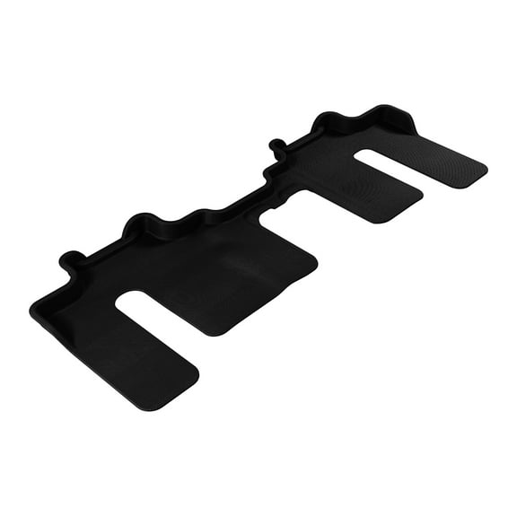 3D MAXpider L1MZ01721509 Second Row Custom Fit All-Weather Floor Mat for Select Mazda CX-9 Models - Kagu Rubber (Black)