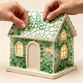 thumbnail image 4 of DIY Illuminated Sea Glass Christmas Cottage Kit, Build & Decor Your Own Light‑Up 3D Cottage, Xmas Art Kit with Step‑by‑Step Guidance for Adults & Family, 4 of 5