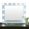thumbnail image 2 of HomGarden Hollywood Vanity Mirror W/Lights, Makeup Mirror Tabletop/Wall-Mounted White, 2 of 10