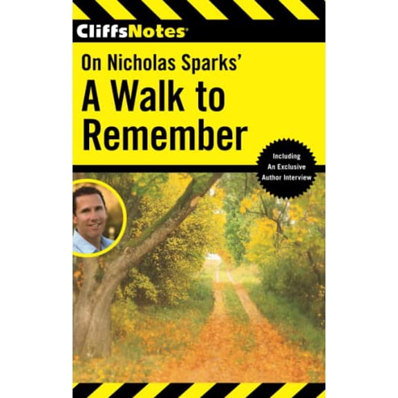 Pre-Owned CliffsNotes on Nicholas Sparks' A Walk to Remember (CliffsNotes on Literature) (Paperback) 0470460229 9780470460221