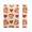 Heart Pizza, variant on Haosy 2 Pack Magnetic Golf Towel Absorbent Microfiber Waffle Pattern Carabiner Clip Golf Towel 16" x 24", Yellow Soccer Star