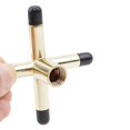 thumbnail image 3 of Hot Metal Copper Plating Stick Durable Anti-slip Billiards Snooker Pool Cue Rest Bridge Head Holder Pool Cue Accessory 6 Styles Afortunado Sencillez, 3 of 5