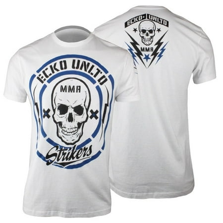 Ecko MMA Mens Strikers T-Shirt - White - Small