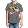 thumbnail image 2 of Hot Wheels Lightning Made To Race Boys Graphic Short Sleeve T-Shirt (Charcoal, S-XL), 2 of 4
