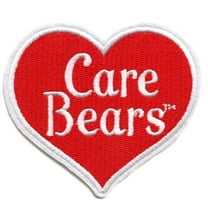 Care Bear Heart Patch Cute Kids Cartoon Embroidered Iron On