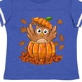 thumbnail image 4 of Inktastic Owl in a Pumpkin- Cute for Halloween and Thanksgiving Boys or Girls Toddler T-Shirt, 4 of 5