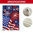 thumbnail image 5 of American Garden Flag 12X18 Inch, Double Sided Usa Yard Flags for Lawn Patio Independence Day Decor, Outdoor 4Th Of July Patriotic Banner, 5 of 6