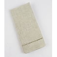 thumbnail image 2 of Fennco Styles Handmade Hemstitch Design Natural Dinner Napkins, 20"x20" (Set of 12), 2 of 2