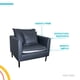 thumbnail image 4 of Sillon Individual Comodo Cojin Moderno gris 77x68x44 cm Pido Todo SI01BK-H3, 4 of 6