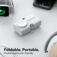 thumbnail image 3 of ZeeHoo Tiny Power Bank with USB-C and Lightning Connector, Portable Power Pack, Blue, 3 of 5