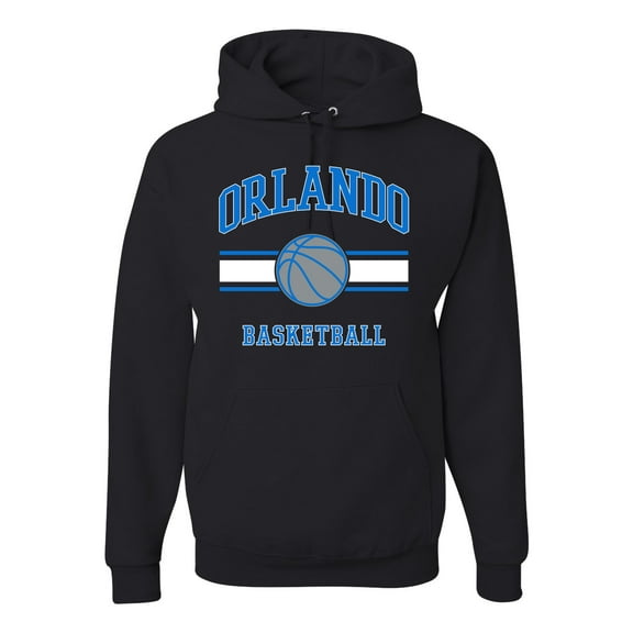 Wild Bobby City of Orlando Basketball Fantasy Fan Sports Unisex Hoodie Sweatshirt, Black, Small