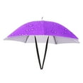 thumbnail image 2 of Sombrero , Sombrilla Impermeable Ajustable de 30 Pulgadas Gorra Sombreros para Exteriores para Golf Adultos y Playa Violeta Salvador sombrero de paraguas, 2 of 10