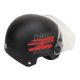 thumbnail image 4 of Casco de motocicleta elegante, ajustable, ligero, resistente a la lluvia, para vehículos eléctricos, con lentes para mujeres y hombres, color negro mate, 4 of 15