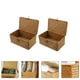 thumbnail image 4 of 2 cestas de almacenamiento con tapa, cesta tejida de algas, contenedor organizador., 4 of 8