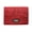 Red, variant on Big Skinny Thin New Yorker reversable Front Pocket Wallet, Black
