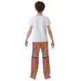 thumbnail image 4 of FORMRS Boys Pajama Pants with Pockets Size 13-14Y Kids Lounge Sleep Bottoms, Art City, 4 of 8
