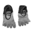 thumbnail image 4 of Unique Bargains 1 Pair Five Toe Socks Non-Slip Classic Socks for Women Light Gray, 4 of 6