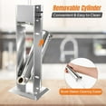thumbnail image 5 of Ktaxon 15LBS/7L Sausage Stuffer, Manual Sausage Maker Meat Stuffer, Home & Commercial, 5 of 8