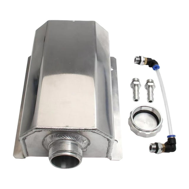 Almencla 2L Radiator Reservoir Tank Universal Radiator Overflow Tank Premium Replaces Bright Color