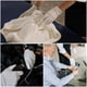 thumbnail image 3 of 12 pares de guantes de algodón blanco para secar las manos, guantes de trabajo suaves y elásticos, para monedas, joyas, plata, guantes de inspección, 3 of 5