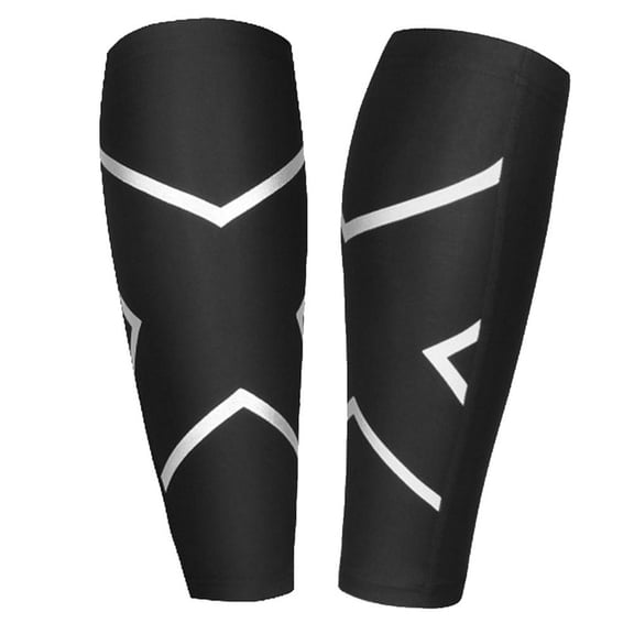 Calf Compression Sleeve, Polyester Spandex Blend, Moisture-Wicking, Anti-Slip, M L XL Sizes, 1 Piece
