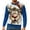 Blue, variant on Telankuip Funny Reindeer Graphic Christmas Sweatshirts for Men 2025 Fashion Color Block Long Sleeve Crewneck Pullovers 3D Printed Xmas Holiday Hoodless Tops Red XL