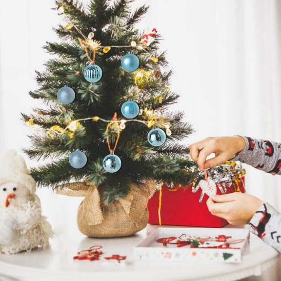 Fwttom 72 pcs Christmas Balls Christmas Tree Decorations, Solid Color Christmas Shatterproof Ball, Christmas Ball Ornaments Set for Holiday, Xmas Tree, Party, Home Decor