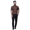 thumbnail image 2 of BESTMAN Mens Short KurtaÂ&nbsp;ShirtÂ&nbsp;India Printed Roll Up Long SleeveÂ&nbsp;Shirts, 2 of 6