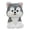 Gray, variant on Realistic Sitting Husky Stuffed Dog Toy Lifelike Siberian Plush With Blue Eyes For Ages 3-5 Years Cuddle Companion Home Decor Gift
