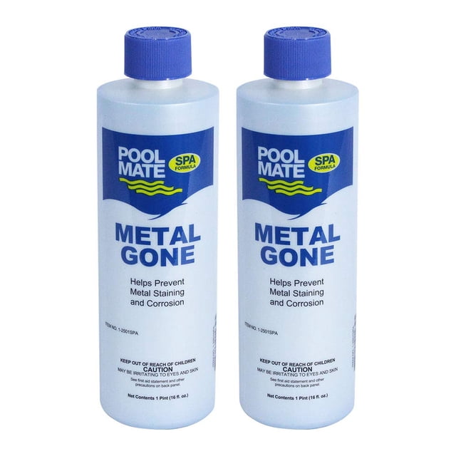 Pool Mate 1-2501SPA-02-A Métal pour Spa Spa, 1 Pinte, Lot de 2