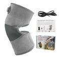 thumbnail image 2 of Hearth & Gear USB Charging Heating Knee Pads Vibration Massage Warmth Hot Compress Massage Knee Pads Heating Pad Peddle for Home Microwave Heating Pad for Exercise Desk Leg Pro Foot Exercise Pedal Tub, 2 of 7