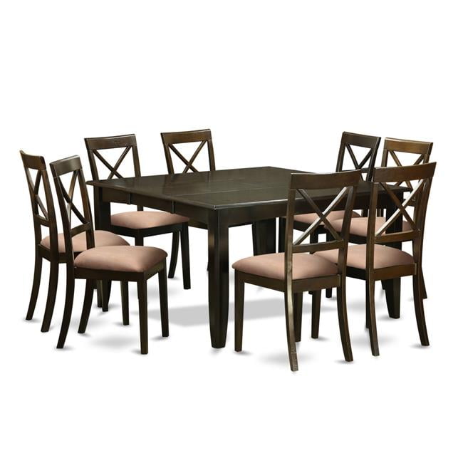 East West Furniture PFBO9CAPC Dining Room Set with 8 Kitchen Table