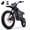 23AH, variant on AMYET Electric Dirt Bike for Adults & Teens, 4000W, 45 MPH, 48V 23Ah, 40-Mile Range, 14"/12" Tires, UL 2272