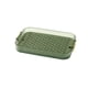 thumbnail image 2 of Bandeja rectangular para servir, bandeja escurridora, bandeja de desayuno, bandeja de postre, organizador, bandeja de tocador extraíble, bandeja de té Talla L Verde BLESIY bandeja de servir, 2 of 8