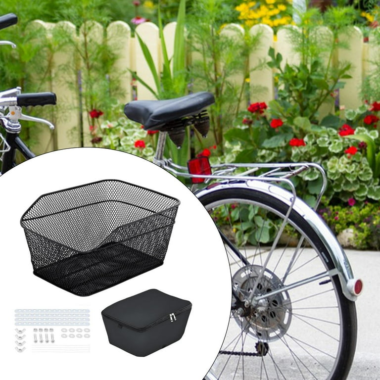 harayaa Bike Rear Basket Detachable Luggage Rack Bike Rear Rack