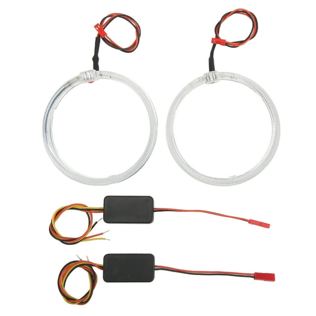 Ojos de ángel LED, par de faros delanteros de ángel LED de 9 a 36 V Lámpara de conducción Ojos de ángel Ojos de ángel Altamente versátiles