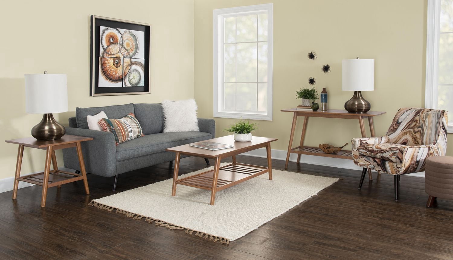 Table Console Cami, Noyer